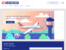 Tablet Screenshot of jetdelivery.com
